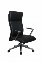 Riva Chair А1511 Черный Кресло руководителя кожаное
