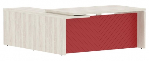 Torr LUX TLCT 1820 R Сосна Эдмонд Красный Torr LUX TLCT 1820 R Сосна Эдмонд Красный Стол руководителя правый