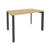 ONIX O.MP-SP-2.7 Тиквуд Светлый/Антрацит Стол рабочий на П-образном м/к
