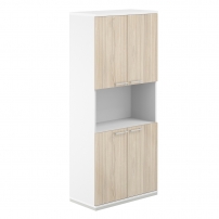 AG.220.WH.WH.AR.AR AG.220.WH.WH.AR.AR Шкаф 5 ур. 800х400х1833 с нишей
