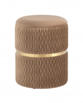 Джесси с ящиком велюр Бежевый Джесси с ящиком велюр Бежевый Пуф