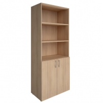 YALTA LT-ST 1.1 Снежная Патина Шкаф книжный полуоткрытый без топа