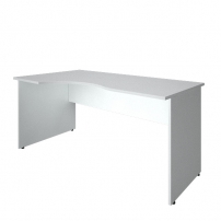 Riva А.СА-1 Л Белый Стол криволинейный левый