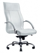 Чик D100 Белое Чик D100 Белое Кресло с высокой спинкой на крестовине