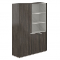 Atlas NZ-0303+NZ-0311.BT.BT Бренсон Трюфель Шкаф высокий двойной с отделением для одежды