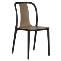 DOBRIN ADAM (черный/бежевый) Стул обеденный
