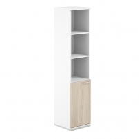 AG.219.WH.WH.AR.L AG.219.WH.WH.AR.L Шкаф 5 ур. 400х400х1833 полуоткрытый