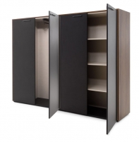 MURANO 108 603 KR/BL Кальяри/Черный Шкаф для бумаг + гардероб