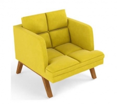 Даллас 1 Желтое Даллас 1 Желтое Кресло с низкой спинкой