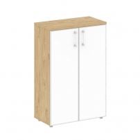 SHIFT SK.ST-2.4R white Тиквуд Светлый/Белый Бриллиант (копия 257975) Шкаф средний широкий стеклянные дверцы
