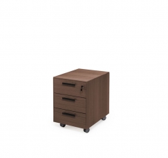 ENZO 109 501 ECL 01 Эвкалипт Черный Тумба подкатная 3 ящика
