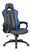 Бюрократ CH-827/BL+BLUE Кресло игровое