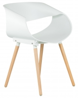 DOBRIN ALIEN Белый W-02 Стул обеденный