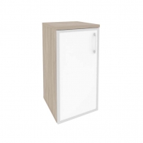 ONIX O.SU-3.2R(L) white Дуб Аттик Шкаф низкий узкий левый