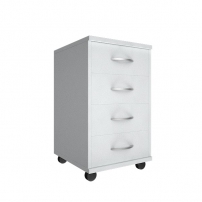 Riva А.ТМ-4F Белый Riva А.ТМ-4F Белый Тумба подкатная (4 ящика, с замком)