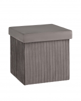 Store Square Антрацитовый Пуф складной с ящиком