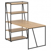 LOFTIS LMST 1515 Дуб Бофорд/Черный Стол компьютерный