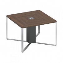 СП 101 ДГ АР АР ХР дуб гладстоун / антрацит / антрацит Стол для переговоров 1-секционный