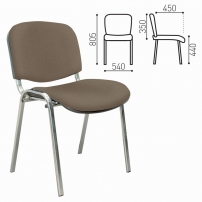 ИЗО хром ткань Бежевый С-39 Стул для посетителей