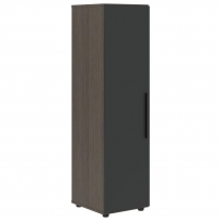 VELION VMCS 40.1 L Яшма черный Дуб Сильвер VELION VMCS 40.1 L Яшма черный Дуб Сильвер Шкаф-колонка с глухой средней дверью (левый)