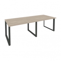 ONIX O.MO-PRG-2.2 Дуб Аттик/Антрацит Стол переговорный (2 столешницы)