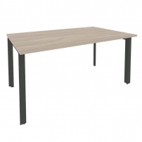 ONIX O.MP-PRG-1.4 Дуб Аттик/Антрацит Стол переговорный (1 столешница)