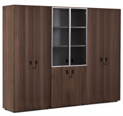ENZO 109 733 ECL 01 Эвкалипт Черный Шкаф комбинированный с гардеробом и шкафом для бумаг