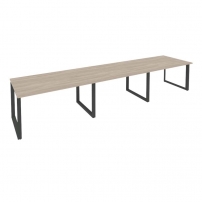 ONIX O.MO-PRG-3.3 Дуб Аттик/Антрацит Стол переговорный (3 столешницы)