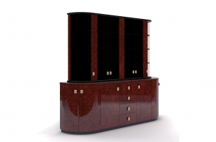 ROMANO RM 230204 Камфорное дерево Шкаф для документов Pegasso