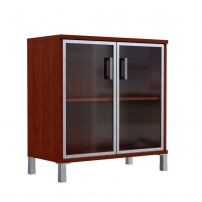 В410.4 Бургунди Стеллаж стекло в раме