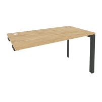 ONIX O.MP-SPR-3.7 Тиквуд Светлый/Антрацит Стол-приставка на П-образном м/к к опорным элементам
