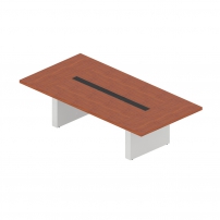 AN-280 Орех тангенциальный/белый Конференц-стол