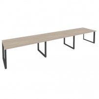 ONIX O.MO-PRG-3.4 Дуб Аттик/Антрацит Стол переговорный (3 столешницы)