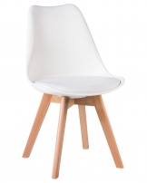 DOBRIN JERRY SOFT Белый W-02 Стул обеденный