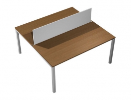 Profiquadro КВ 0131 Орех ногаро/белый премиум Profiquadro КВ 0131 Орех ногаро/белый премиум Рабочая станция с настольным экраном