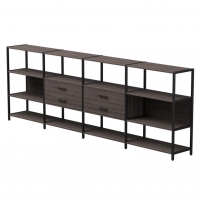 Everprof EVO №4 Дуб Пасадена Черный Everprof EVO №4 Дуб Пасадена Черный Набор стеллажных систем