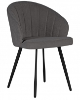 DOBRIN NAOMI (ЭМАЛЬ ЧЕРНЫЙ МУАР велюр Catania Chocolate) Стул обеденный