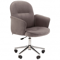 CHAIRMAN ДОМ (Home) 130 велюр Серый Офисное кресло