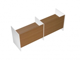 Profiquadro КВ 1213-2 БН Орех ногаро/белый премиум Profiquadro КВ 1213-2 БН Орех ногаро/белый премиум Рабочая станция