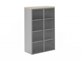 FLS323/R2 FLS323/R2 Шкаф 140 с алюм стеклянными дверями