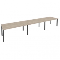 ONIX O.MP-PRG-3.4 Дуб Аттик/Антрацит Стол переговорный (3 столешницы)