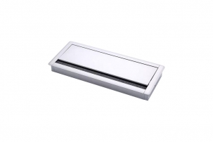 CBM33622102 Белый Лючок прямоугольный, металлический