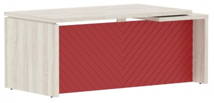 Torr LUX TLCT 189 L Сосна Эдмонд Красный Torr LUX TLCT 189 L Сосна Эдмонд Красный Стол руководителя левый