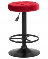 DOBRIN BRUNO BLACK велюр Бордовый  MJ9-43 Табурет барный