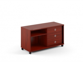 В202 Бургунди В202 Бургунди Тумба мобильная