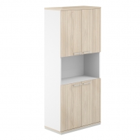 AG.220.WH.AR.AR.AR AG.220.WH.AR.AR.AR Шкаф 5 ур. 800х400х1833 с нишей
