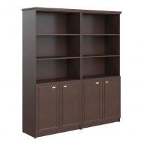 RHC 180.5 Венге Шкаф высокий 2-х секционный с малыми дверьми