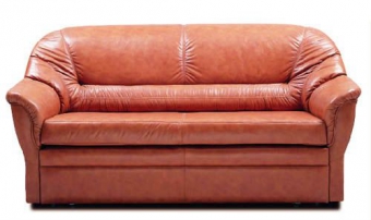 Премьер 2 Рыжий (кожа) Премьер 2 Рыжий (кожа) Диван двухместный