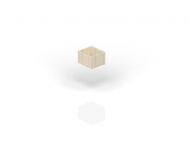 GDB BLISS SPBOX3838 Акация Аури GDB BLISS SPBOX3838 Акация Аури Ящик вкладной (большой) с замком для стеллажа