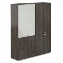 Atlas NZ-0301+NZ-0312.BT.BT Бренсон Трюфель Шкаф высокий двойной